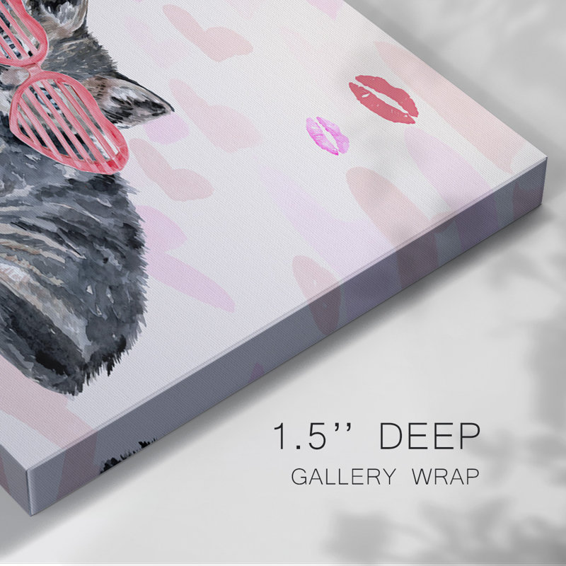 Cute Couture Collection A-Gallery Wrapped Canvas, 12" H x 18" W