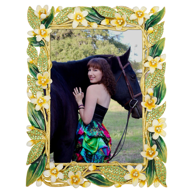 Hannah Metal Picture Frame, 5" W x 7" H