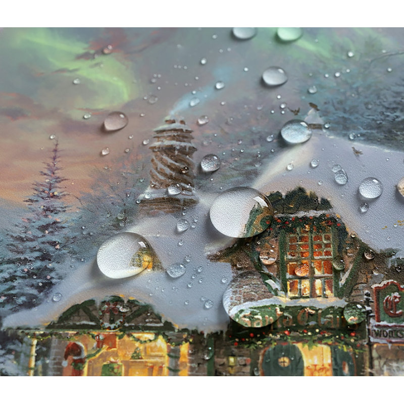 Rideau de douche Thomas Kinkade, H 71 po x l 74 po