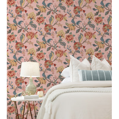 Corbijn Peel & Stick Floral Roll