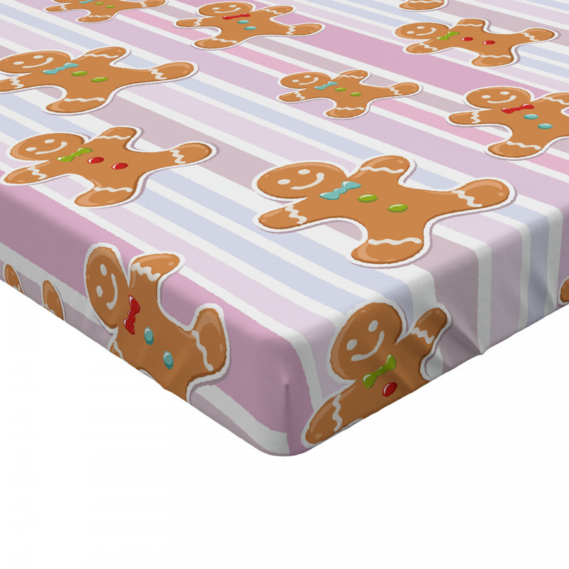 Microfiber Striped Fitted Sheet, Full Fitted Sheet