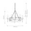 Voight 5 - Light Waggon Wheel Chandelier-9947568