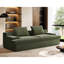 Canapé 4 places sans montage - Mousse intégrale, velours côtelé doux, ergonomique, large, 229 cm (90 pouces), canapé de salon avec montage.