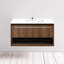 Ensemble de meuble-lavabo mural simple 40 po Kasper-1507883263