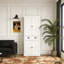 Armoire de rangement 71 po avec 4 portes et tiroir