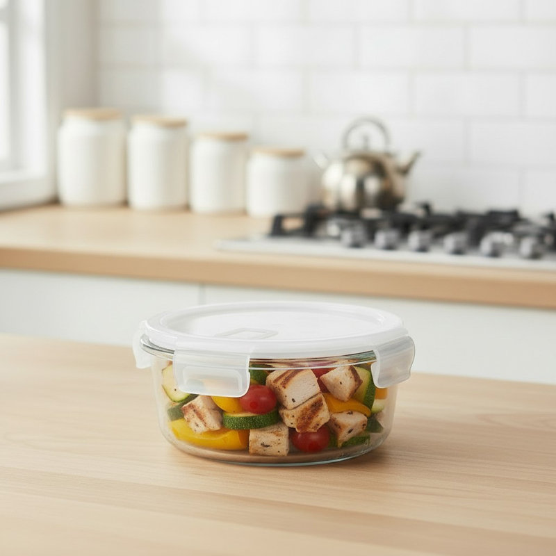 21 Oz Round Food Storage Container