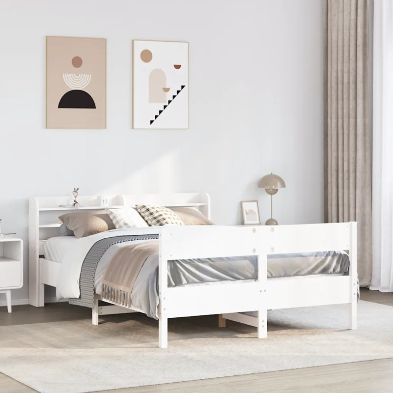 Campton Bed, White, 90cm x 190cm