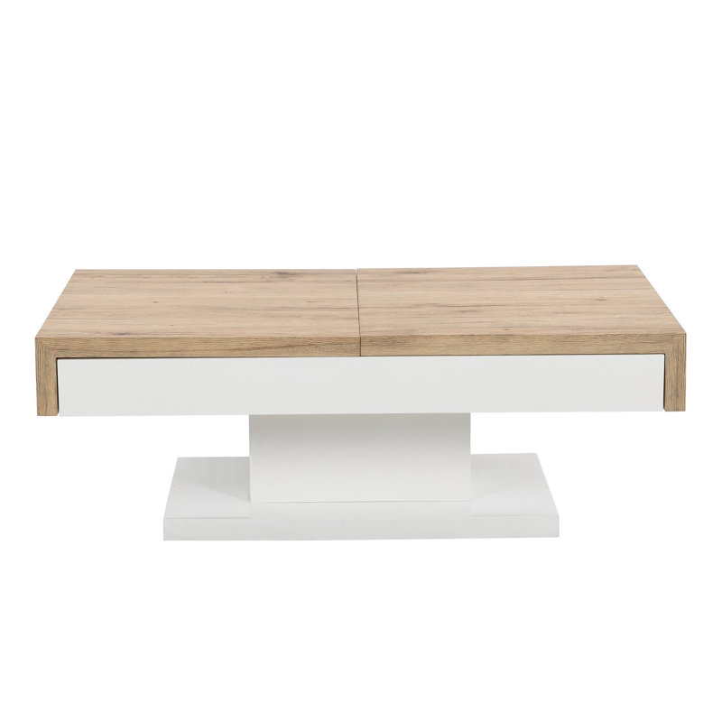 Molti Pedestal Coffee Table with Storage