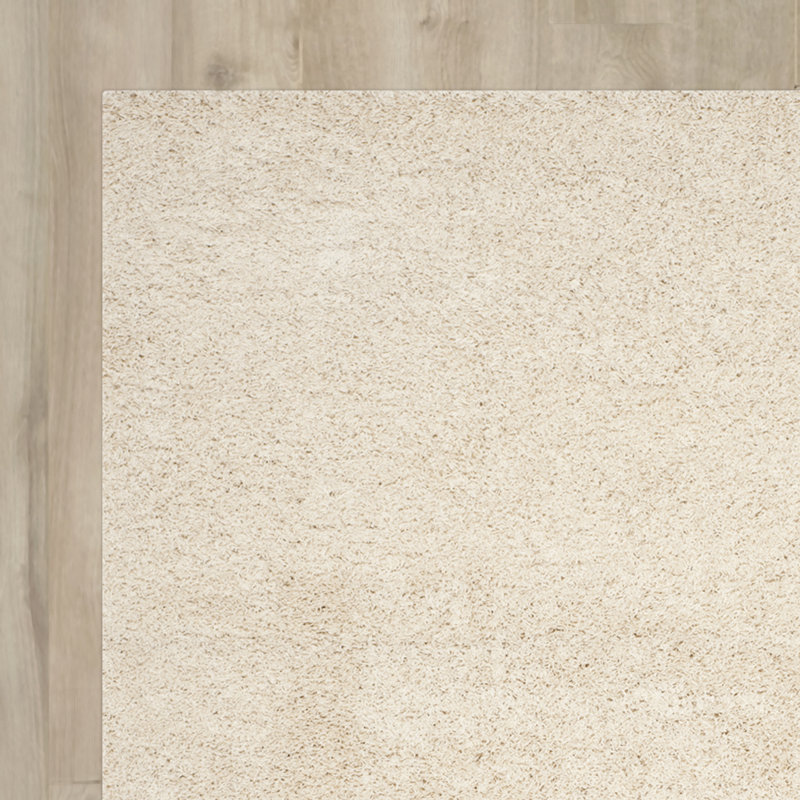 Rizco Shag Performance Solid Color Rug, Rectangle 2'3" x 4'
