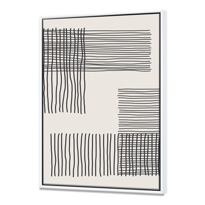 «Minimal Geometric Compostions of Elementary Forms XXI», reproduction sur toile