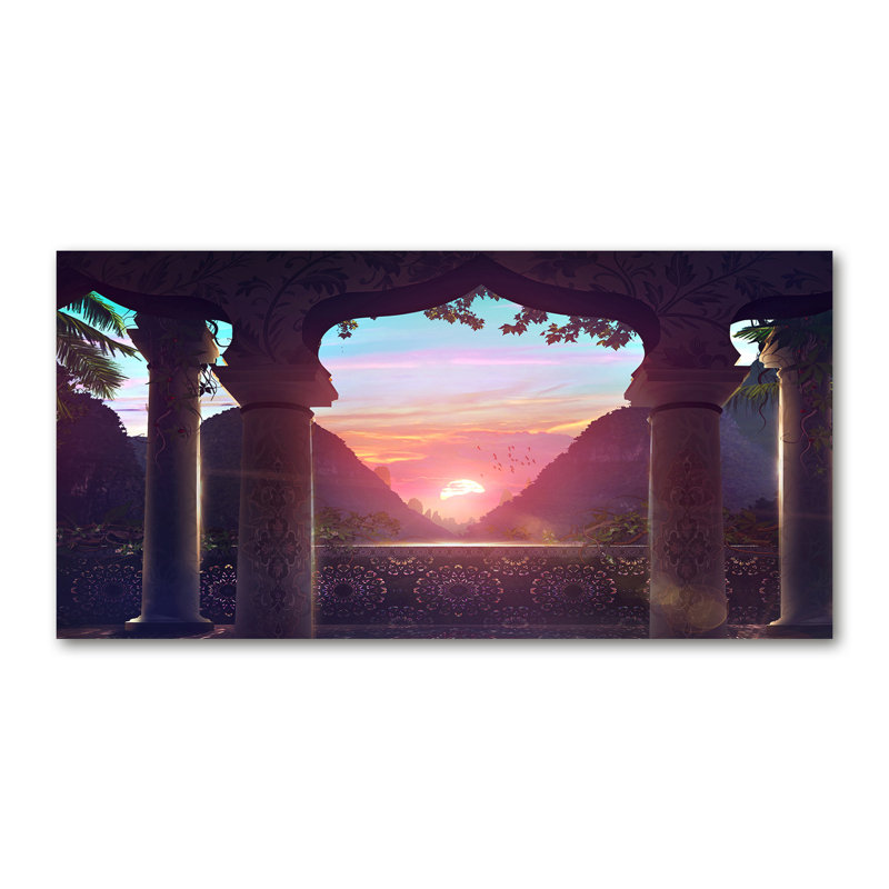 Architecture East 50cm x 100cm Glass Panel
