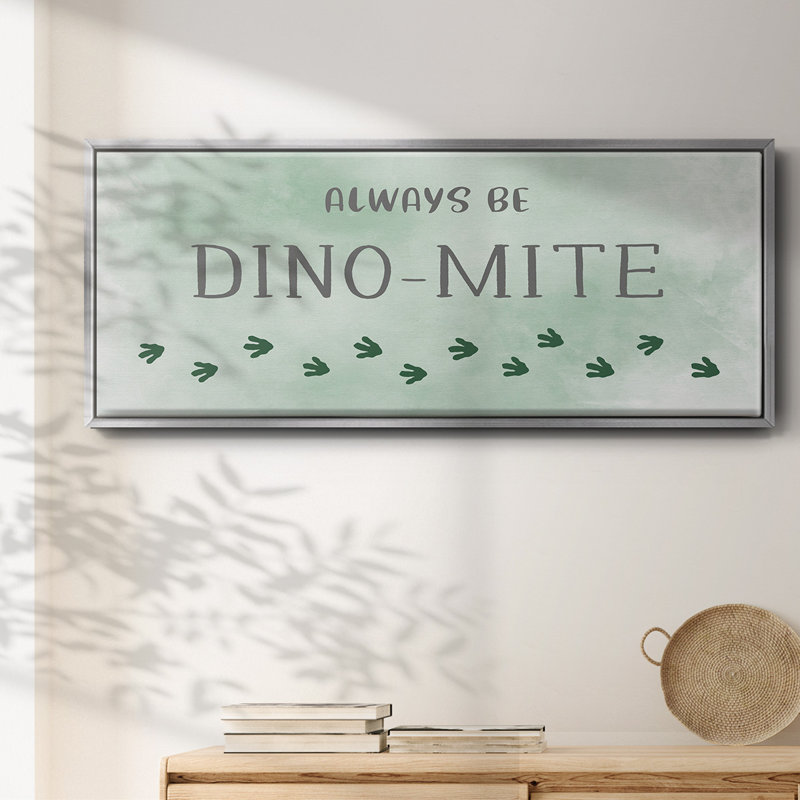 Dinomite - toile encadrée, H 20 po x l 50 po