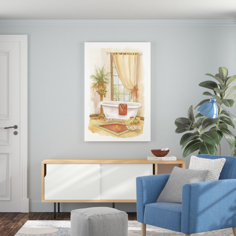 "Bath in Spice II" par Jerianne Van Dijk, reproduction d'art sur toile, H 48 po x l 32 po, Toile tendue
