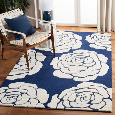 Tapis en laine touffeté à la main Cannen