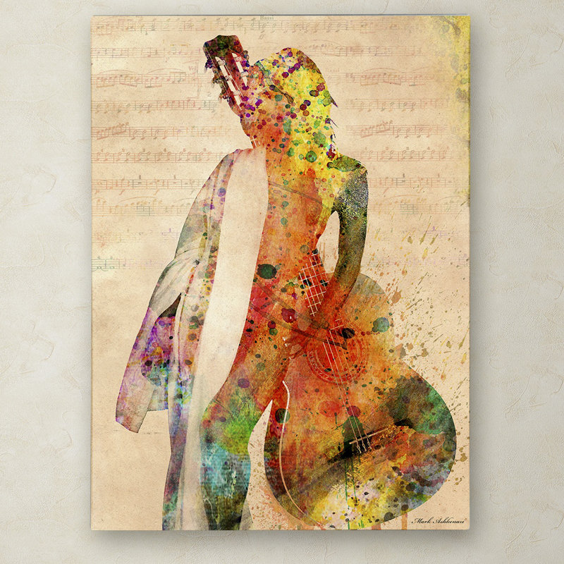 Impression sur toile tendue, "gracias a la vida que me ha dado tanto", H 32 po x l 24 po x P 2 po