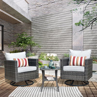 Ben Multi-Piece Rocking Chair Outdoor Furniture 3 Sets by XIZZI