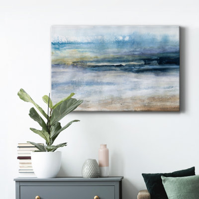 Vent et eau - peinture sur toile tendue