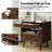 Nawaal Mid-Century Modern 2-Drawer Nightstand with Charging Station and Pull-Out Tray (Set of 2)-102901980