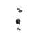 Elate Rite-Temp Bath And Shower Trim Kit With Push-Button Diverter, 1.5 Gpm