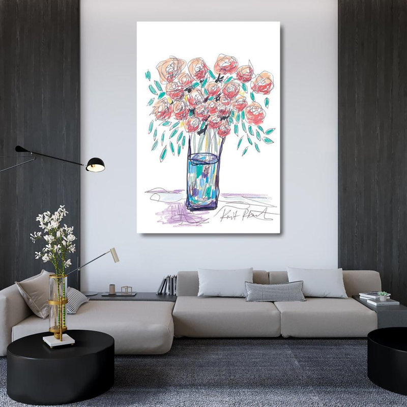 «Red Barrel Studio® Roberts, Kait Gallery», art sur toile tendue: Bloom Inspiration, H 48 po x l 34 po