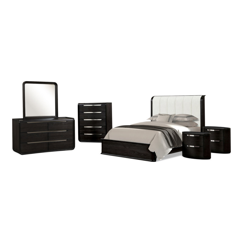 Ensemble de chambre à coucher 6 pièces Daigle, Grand