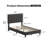 Watse Upholstered Sleigh Bed-206710406-259796797