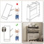 16 Pair Flip Down Shoe Storage