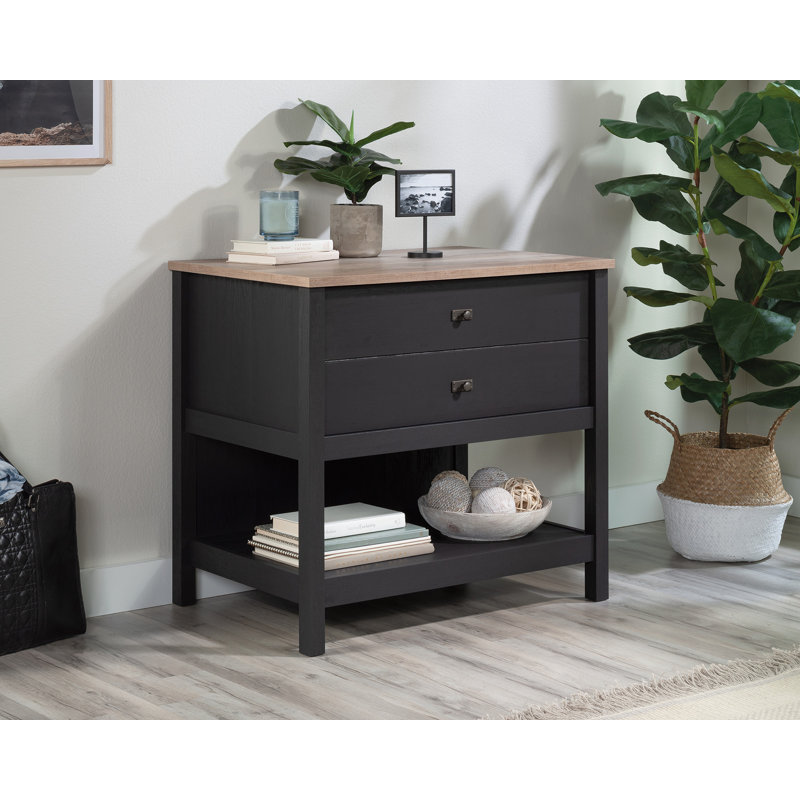 Rohan 1 -Drawer File Cabinet, Black