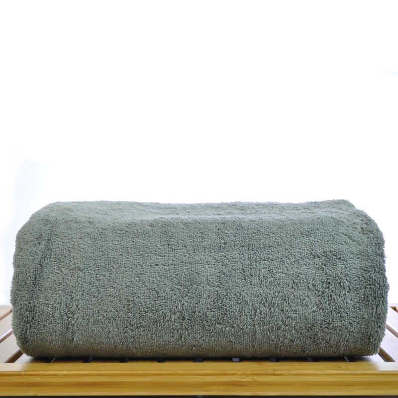 Super Plush Bath Towel, Gray