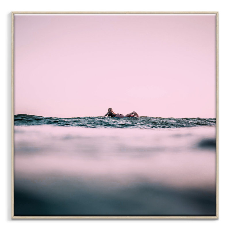 Print on Canvas, Black Floater Frame, 102cm H x 102cm W