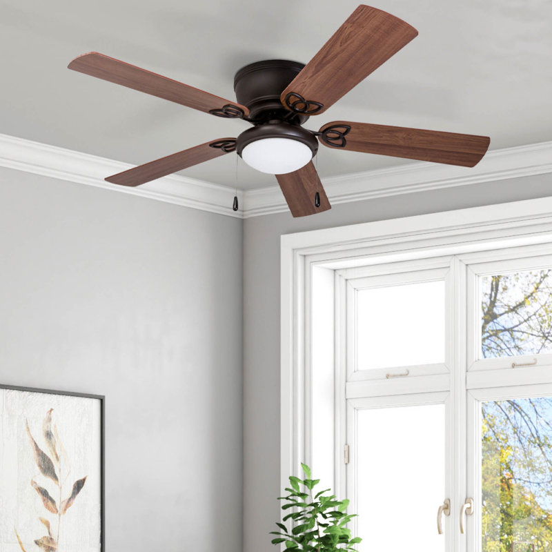 Ventilateur de plafond de 52 po avec éclairage Benton, Bronze