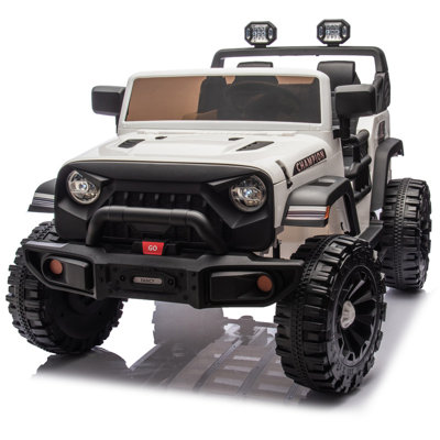 24V Two-seater Kids Ride On Electric Car W/parents control,Seat width 19.69in,400W motor,Four-wheel suspension,Light&searchlight,USB,MP3,Bluetooth,Pro