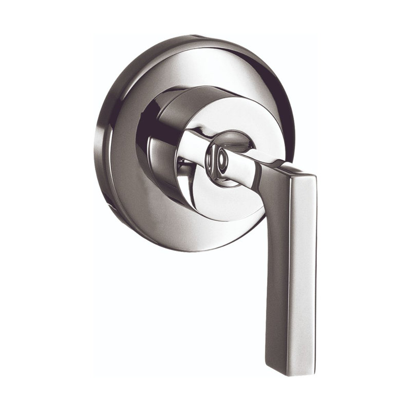 Citterio Volume Control Trim with Lever Handle, Chrome