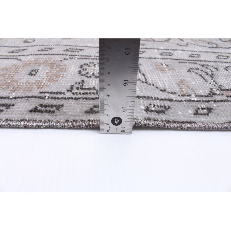 Tapis gris clair à transition de couleur 5 pi 1 po x 8 pi 11 po