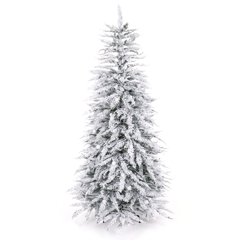 Arbre de Noël cyprès enneigé 6 pi., 6 pi