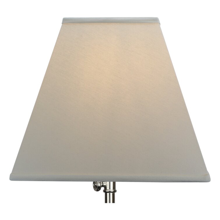 11.5" H X 14" W Square Lamp Shade - (Spider Attachment) In Linen
