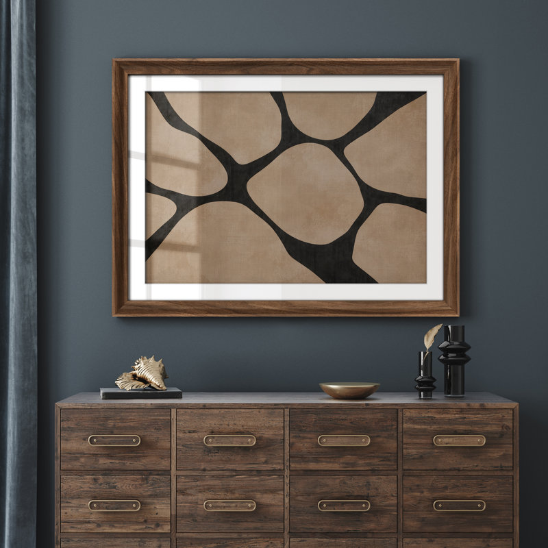 Art mural encadré 26 "x 36", Impression encadrée avec passe-partout