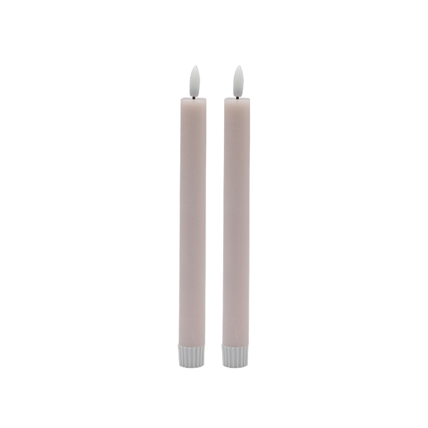Flameless Taper Candle, Pink