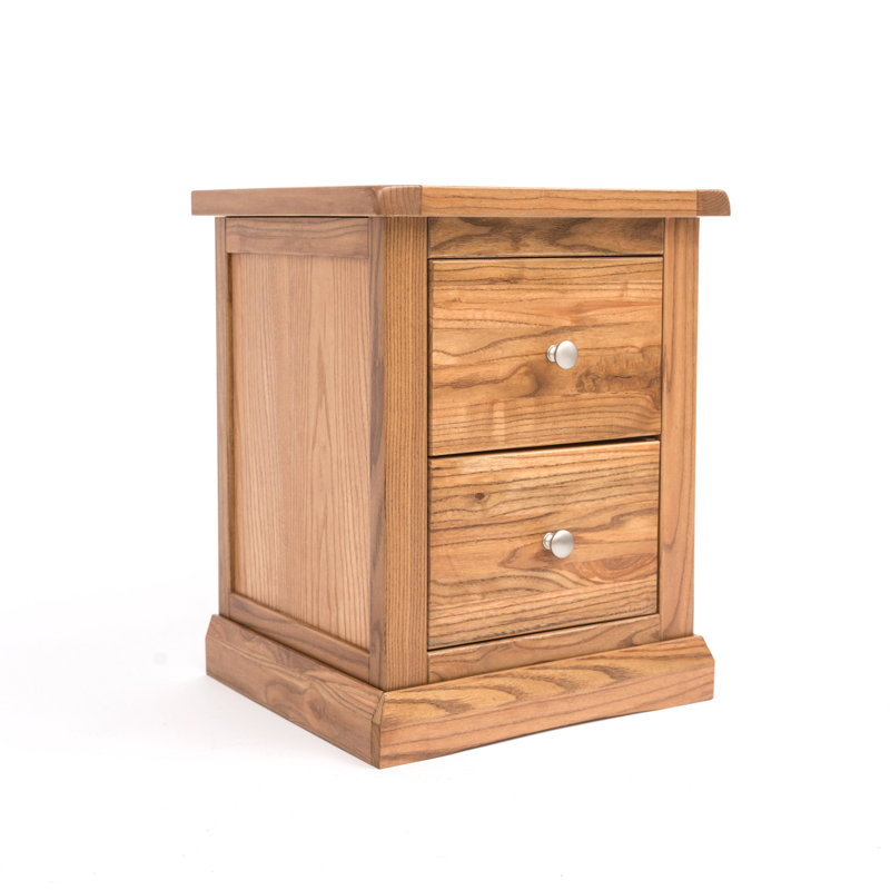 Rippeon 45cm W Solid + Manufactured Wood Bedside Table