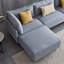 Canapé et chaise longue réversible avec repose-pieds Kelle-610365119