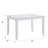 White Rectangular Dining Table