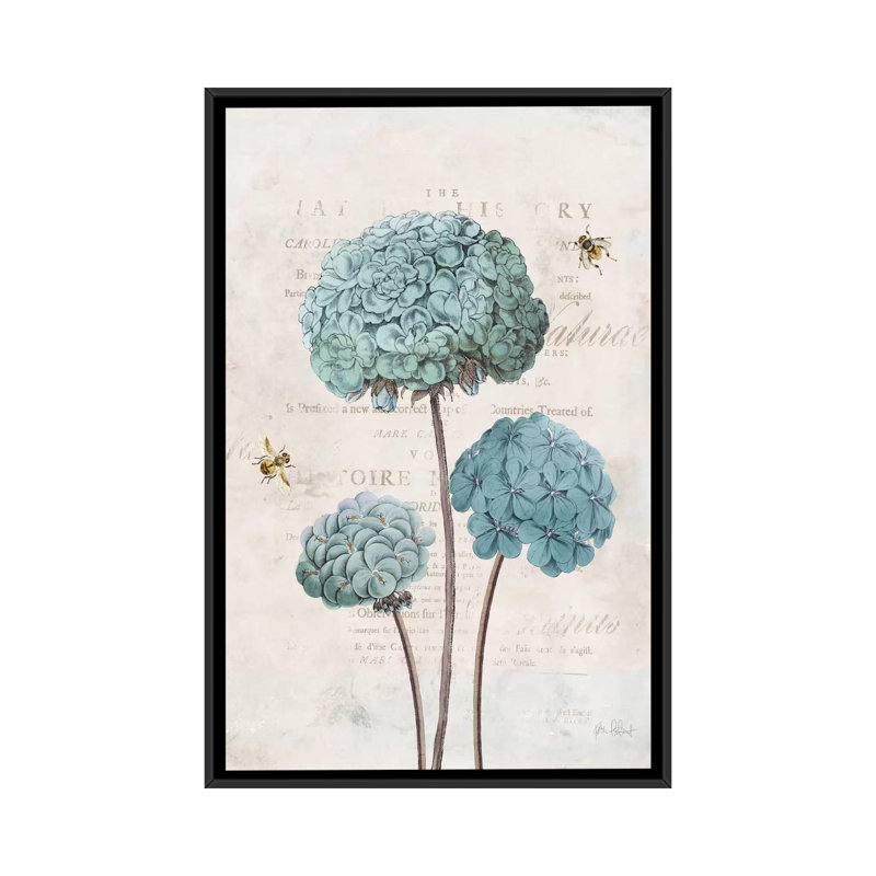 «Geranium Study I» par Katie pertiet, reproduction sur toile tendue sur châssis, H 48 po x l 32 po x P 1,5 po