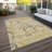 Washable Floral Indoor / Outdoor Rug-1535885653
