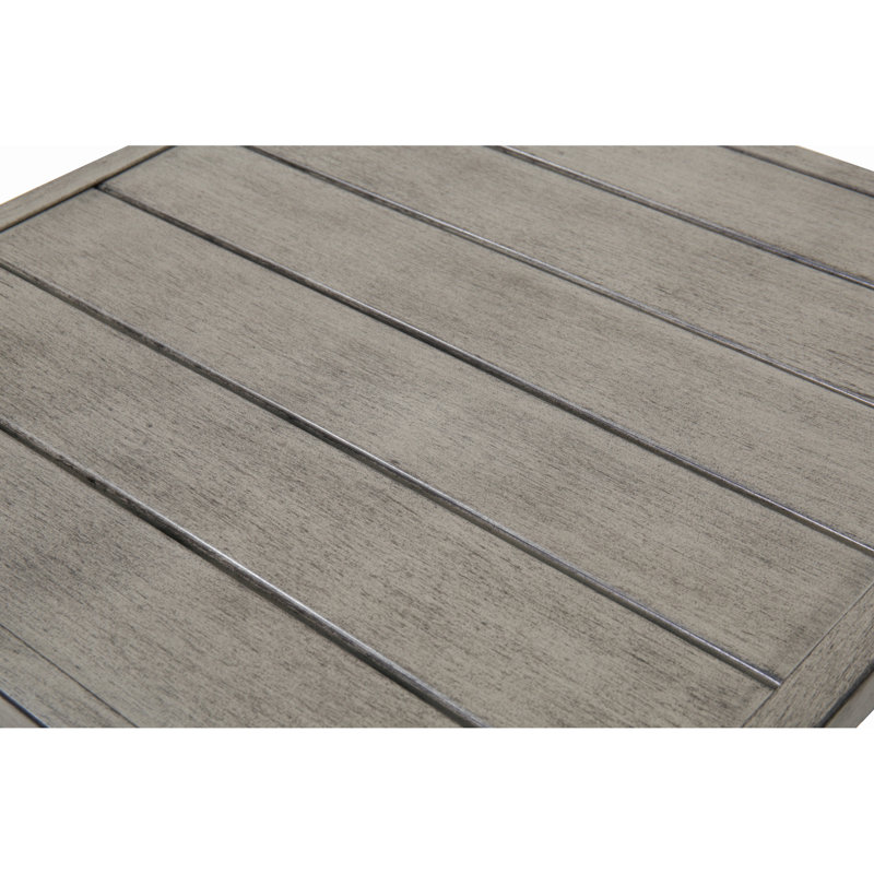Tables de patio durables, table d'appoint moderne en acier de 19,3 pouces pour la maison de patio