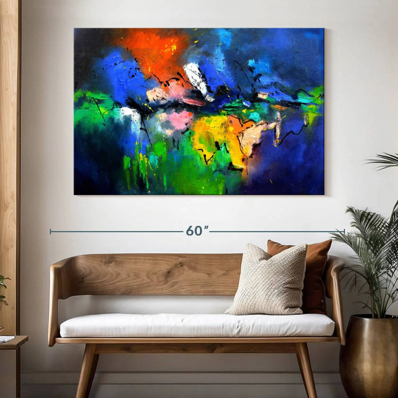 Avery A Burst Of Colours, 34" H x 51" W