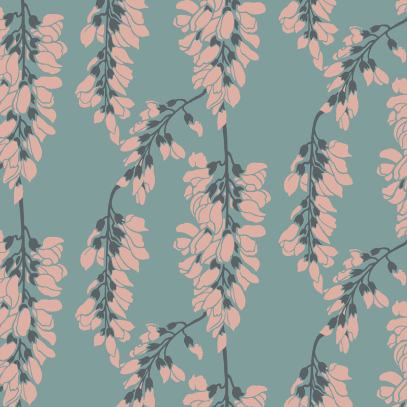 Nomad Heart Breaker 10' L x 24" W Wallpaper Roll, Juniper, Faux Grasscloth, Non-pasted