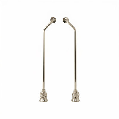 Ensemble d'alimentation de baignoire avec double tubulure décalée