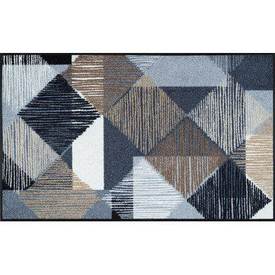 Non-Slip Geometric Doormat