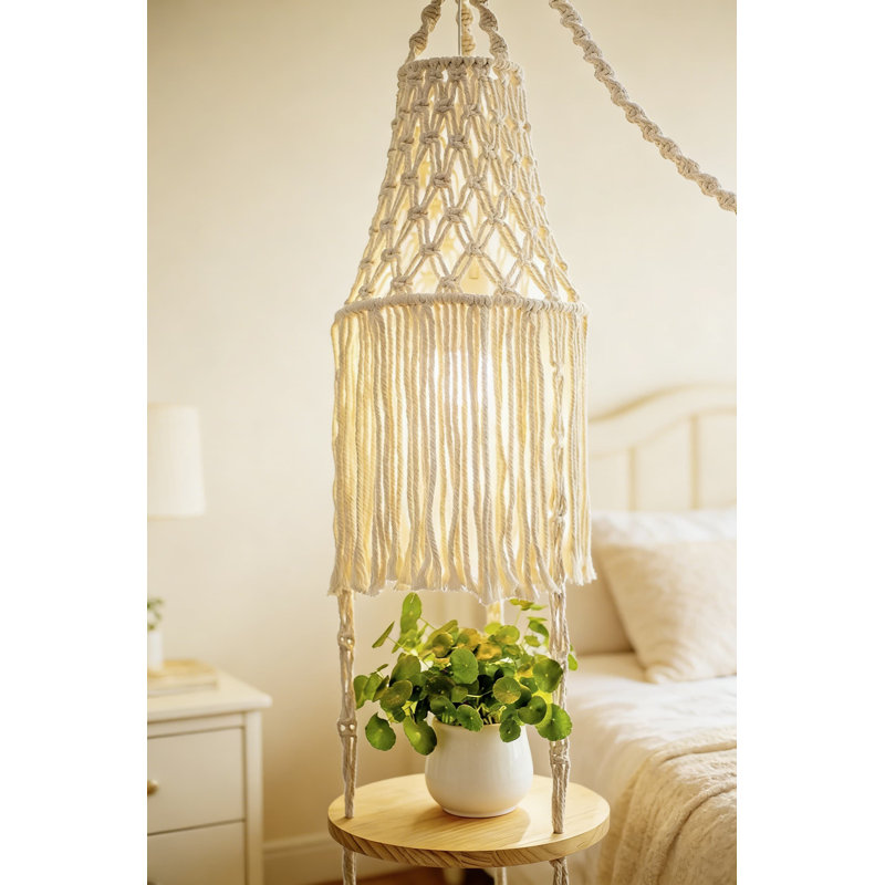 Tablette suspendue Boho Macrame