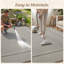 Tapis intérieur/extérieur géométrique gris/blanc résistant aux UV-671766036
